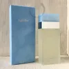Nouveau Parfum Parfum pour femme BLEU CLAIR Parfums femme 100ml Parfum Spray Longue Durée Frangrance ship6790599