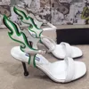 Hot Sale-Female Butterfly Winged Women Party High Heels Sandals Boots Thin Heeled Wedding Pumps Shoes Gladiator Females Show Sandalias