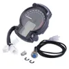 Freeshipping Universal Motorcykel LCD Digital Meter Modifierad Motorcykel Odomometer Speetometer