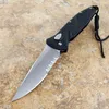 추천 Theone Knives Socom the one Elite Folder S/A Knife (4in stonewash Part Serr) D2 b 캠핑 사냥 칼 접는 나이프