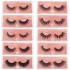 Wholesale 10 styles Eyelashes 3d Mink Lashes pink package Natural Mink fake Eyelashes Makeup False lashes 70 pairs free DHL