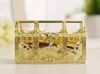 Gold Treasure Chest Chest Box Box Wedding Favor Mini Gift Joxes Food Grade Plastic Plastic Jewelry Storage Case7112556