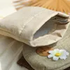 Best Wish For You Cotton Linen Lavender Sachet Bag Small Tea Pouch Bedroom Deodorant Package Bridal Shower Favor Gift Bag