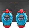 New deformation robot child deformation watch toy diamonds turned boy girl robot model doll 8 car