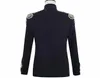 Сумасшедшая продвижение черные блестки Blazer Men Cousts Designs Jacket Mens Sever Singers Одежда танце