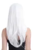 En gros livraison gratuiteFemmes Mode Dégradé Perruque Blanc Long Lisse Cosplay Partie Cheveux Pleine Perruque