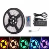 5M SMD5050 RGB LEDストリップ30LED / M DC12V防水300LEDS + 44キーRGB LEDコントローラ+ 12V 5A 60W電源アダプタ