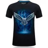 Dier T-shirt 3D Eagle Lion Wolf Uil Print Zomer T-shirts Mannen Dames Plus Size Tee Shirt