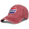 Pepsi Coli Blue and White Unisex Denim Baseball Cap Cool Blank Team Exiquel Hats220J