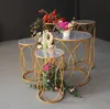 Stół ślubny akrylowy żelazna kolumna tła stół stół wazon uchwyt na ciasto babeczka deser stół