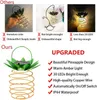 Outdoor Waterproof Garden decoration 25Led Pineapple Solar Lights Path Hanging Fairy Warm Copper Wire String Lights