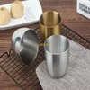 Tazza per succhi di bevande fredde in acciaio inox da cucina ristorante con 304 bicchieri da birra # 445