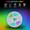 Kits de tiras de luz de LED RGB Bluetooth SMD 5050 com sincronismo inteligente com tiras de luz de corda com controle remoto RF de 44 teclas 12V 5A