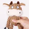 Jouets à mâcher chien chiot jouets en peluche chiot à mâcher en peluche son mouton singe vache muet jouets pour animaux de compagnie