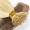 VMAE 50g Queen Unprocessed Natural Blonde Brown Raw Virgin Straight Hairpiece Double Drawn Stick Tip Nano Ring Human Hair Extensions