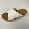 Wenyujh flip flops vrouwelijke dia's luipaard wig platform hoge hakken vrouwen slippers comfort strand zomer casual dames schoenen 43