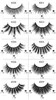 1 Paar 3D-Falsche Wimpern Dramatische Make-up-Wimpern Natürliche lange Volumenwimpern Cilios Nerzwimpern Flauschige Make-up-Wimpern4884683