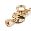 Allyes Crystal Leopard Charms Charms Bransoletki dla Kobiet OT Class Gold Shell Bransoletki Moda Biżuteria Femme Akcesoria