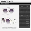 2019 Luxury Round Sunglasses Women Brand Designer Rimless Sun Glasses for Female Tint Fashion Rosie Eyewear113303360
