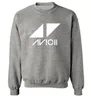 Musik dj avicii tryckta pullover hoodies män mode bomull tröja casual hip hop hajuku fleece varma hoodies män kläder