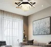 Modern LED-ljuskrona Hängsmycke Light Overhead Design Living Room Lights Taklampor för Home Bedroom Hotel Decorative Crystal Landlarna