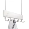 Overdeurhaken Multifunctioneel ophangrek Houten kleerhanger Deurhaak Rek Muurophanging voor stoffen broek Hoed Handdoekpons F220T
