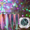 1box Tavuskuşu Holografik Bukalemun Tırnak Sequins Renkli Lazer Glitter Tozu Tozu