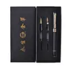 Fountain PenS Dragon Clip Three Nibs Caligraphy Pen Set Office Gift för Studenter Stationer Stationer Financial Business Art Supplies1