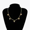 Vlinder hanger ketting gouden kettingen kettingen chokers dames zomer fashioin sieraden wil en zand cadeau