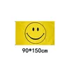 Smile Face Flag 3x5FT 150x90cm Polyester Printing Yellow Smiley Face Indoor Outdoor Sports Hanging Flag With Brass Grommets Free Shipping