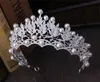 Mode Bruiloft Bruids Tiara's Kronen Faux Parels Strass Bruid Hoofddeksels Sieraden Feestkroon Hoge kwaliteit Haaraccessoires