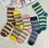Lässige, weiche, dicke Angora-Kaschmir-Socken für Herren, lässige Kaninchen-Wollmischung, warme Herbst-Winter-Socken, bunte Fußwärmer-Socken, Strumpfwaren
