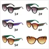 Kolor Big Frame Paski Okulary przeciwsłoneczne Designer Mody Touring okulary eleganckie luksusowe design okulary ppfashionShop292z