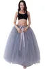 2020 High Quality 3 Layers 100cm Summer Long Tulle Skirt Fashion Pleated TUTU Skirts Womens Lolita Petticoat Bridesmaids Dress CPA836