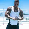 Mens Black White Sleeveless T Shirt Summer Male Tank Tops Vest Men Breathable Slim Sports Fitness Slim Quick-drying Undershirt
