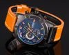 العلامة التجارية الفاخرة Curren Fashion Sports Men يشاهد Chronograph Army Militar