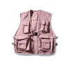 Meerdere Pockets Cargo Vest Hip Hop Mannen Dad Core Mouwloze Jas Gilet Heren Streetwear