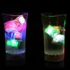 Flash LED Ice Cubes Light Water-Activated Flash LED Luminous Ice Cube Lights Glowing Induction Wedding Birthday Bars Drink Decor DBC BH3703
