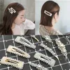 Clipes mulheres cabelo estilo coreano pérola Grampos Em tipos mistos brilhante jóia Hairclips Barrette Meninas Baby Kids Hair Accessories E3202