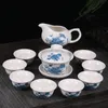 Chiński Kung Fu Tea Set Drinkware Fioletowy Ceramiczny Ceramiczny Do Herbaty Puchar Tureen Infuser Herbata Taca Chahai Preferowany