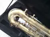 Sem marca de alta qualidade saxofone barítono de bronze antigo instrumento musical ocidental de cobre pode ser personalizado logotipo sax frete grátis