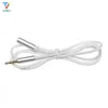 300pcs/lot Colorful Braided nylon Audio Cable Fabric Male To Male Stereo Audio AUX Auxiliary Cable line For iphone Samsung Smartphone