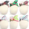 baby rabbit ear hair band DIY tie knotted cotton headband Bohemia Christmas topknot packing