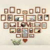 Cadre Photo romantique en forme de coeur décoration murale 25 pièces/ensemble cadre Photo de mariage décor à la maison chambre combinaison cadres ensemble
