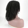 Vmae Indian Real Virgin u Part Wigs 4b Remy Hair Cutcle Aligned NaturalBlack130％150％180％女性の密度