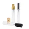 8ml Parfum Atomizer Glass Clear Bottle Spray Refillerbar Fragrance Parfym Tom Doftflaska För Resa Snabb Frakt F1796