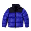 Chaqueta de hombre descendente invierno chaquetas de rompecabezas de viento calientes más tarde Patrón de bordado con cremallera Tops Coat