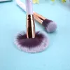 10st Marmor Patten Makeup Brush för kosmetisk pulver Foundation Eyeshadow Lip Makeup Brushes Set Beauty Tool