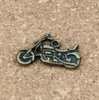 100ピース/ロット合金のオートバイの魅力的な宝石作りブレスレットネックレスDIYアクセサリー24x14mm