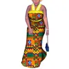 Nouvelle femme africaine robes cheville-longueur robe imprimée africaine dashiki robes africaines pour femmes grande taille afrique styles WY4025